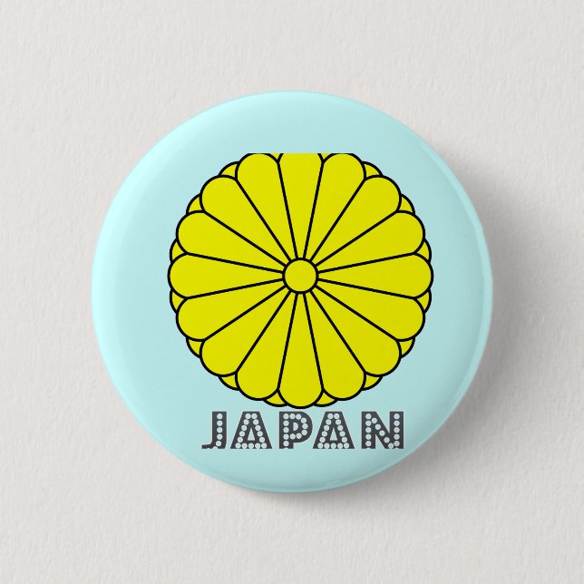 Badge Rond 5 Cm Emblème japonais (Devant)