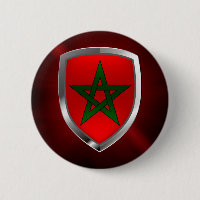 Emblème métallique marocain