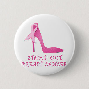 Badge Rond 5 Cm Emboutissez les produits de cancer du sein