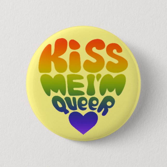Badge Rond 5 Cm embrasse-moi (Devant)