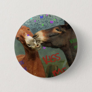 Badge Rond 5 Cm Embrassez-moi !