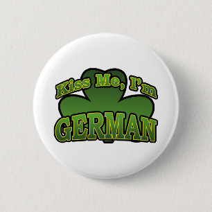 Badge Rond 5 Cm Embrassez-moi que je suis bouton allemand