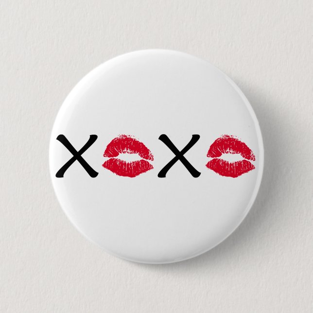 Badge Rond 5 Cm Embrous et baisers (Devant)