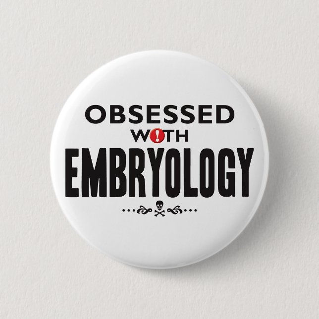 Badge Rond 5 Cm Embryologie hantée (Devant)
