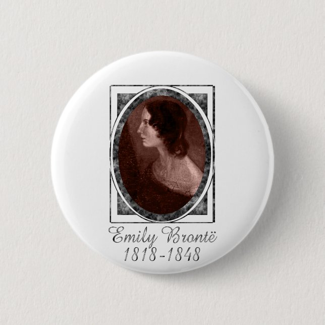 Badge Rond 5 Cm Emily Brontë (Devant)