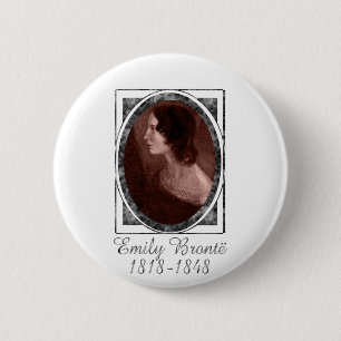 Badge Rond 5 Cm Emily Brontë