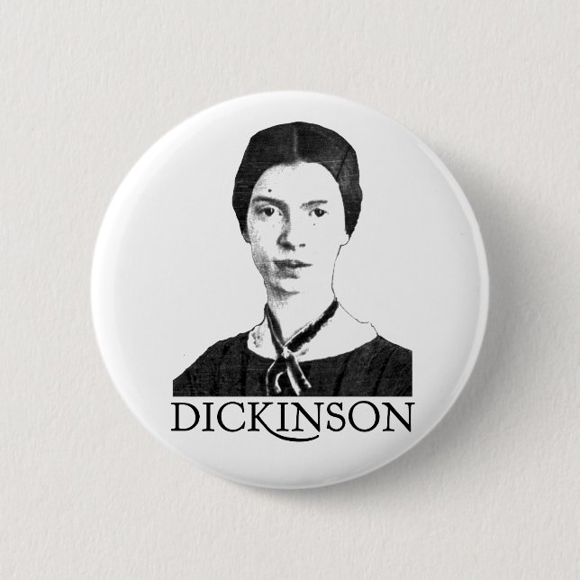 Badge Rond 5 Cm Emily Dickinson (Devant)