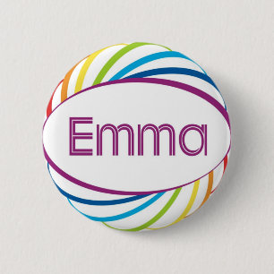 Badge Rond 5 Cm Emma