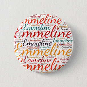 Badge Rond 5 Cm Emmeline