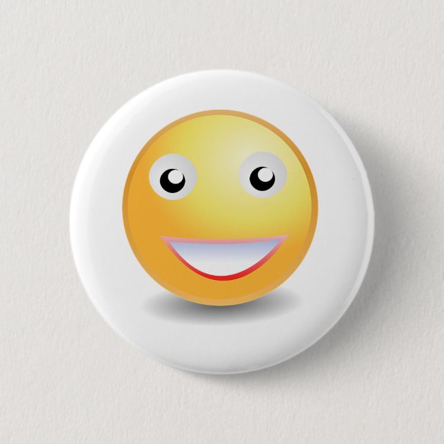 Badge Rond 5 Cm Emoji ! (Devant)
