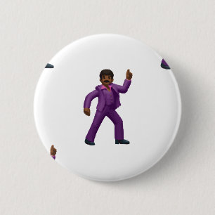 Badge Rond 5 Cm Emoji Dancing Man