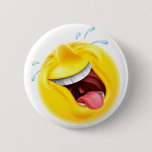 Badge Rond 5 Cm Emoji Emoticon riant