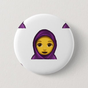 Badge Rond 5 Cm emoji hajib