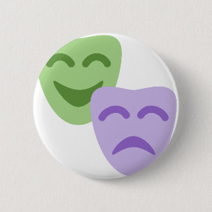 Badge Rond 5 Cm Emoji Twitter - Drama Theater