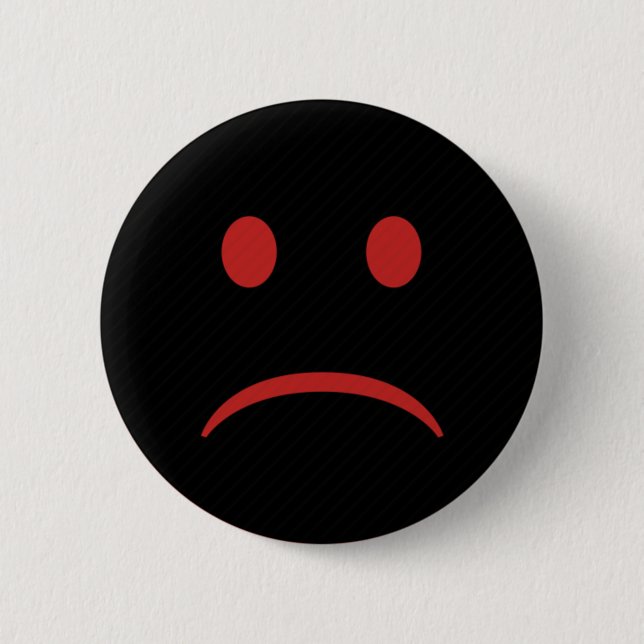 Badge Rond 5 Cm émoticône (Devant)
