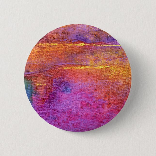 Badge Rond 5 Cm Emotion du coucher du soleil, rêveur, mauve, lilas (Devant)