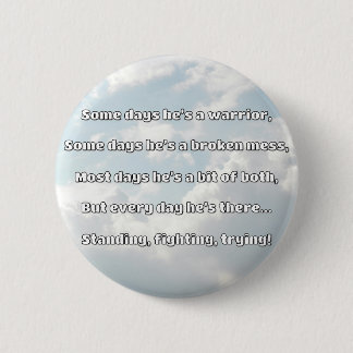 Badge Rond 5 Cm Empath Strength Positive Citation Encouragement