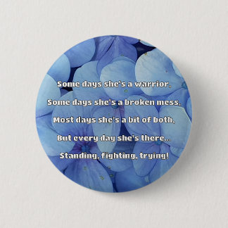 Badge Rond 5 Cm Empath Strength Positive Citation Encouragement