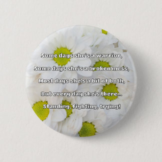 Badge Rond 5 Cm Empath Strength Positive Citation Encouragement