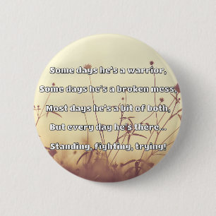 Badge Rond 5 Cm Empath Strength Positive Citation Encouragement