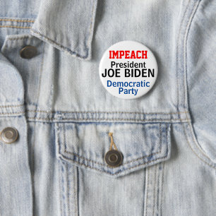 Badge Rond 5 Cm Empêcher le président Biden Parti démocratique