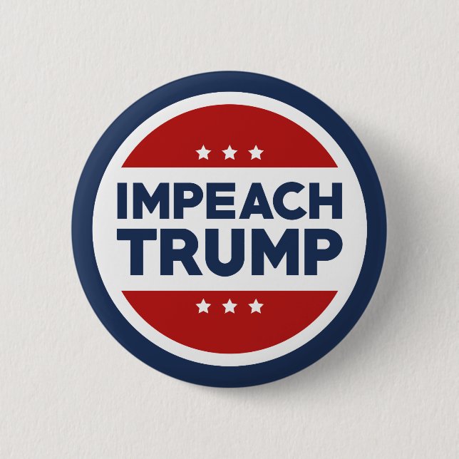 Badge Rond 5 Cm Empêcher Trump (Devant)