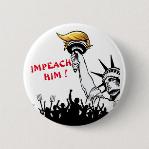 Badge Rond 5 Cm Empêcher Trump maintenant