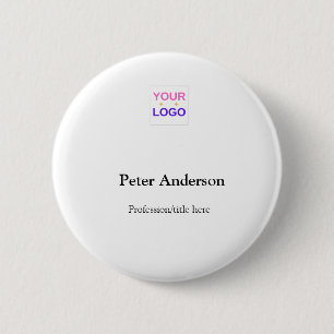 Badge Rond 5 Cm Employé de l'entreprise de magasin personnalisé