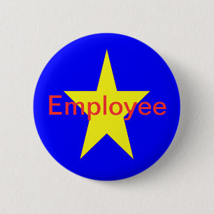 Badge Rond 5 Cm Employé d'étoile