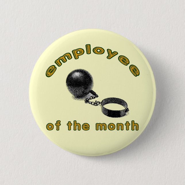 Badge Rond 5 Cm employee of the month (Devant)