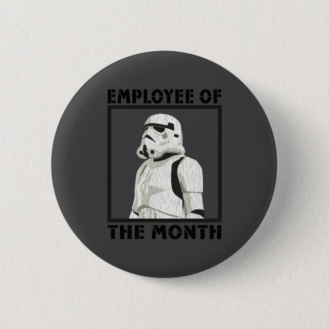Badge Rond 5 Cm Employee Of The Month Trooper  (Devant)