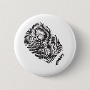 Badge Rond 5 Cm Empreinte digitale