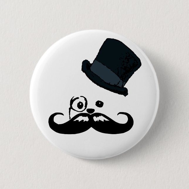 Badge Rond 5 Cm en anglais Dog (Devant)