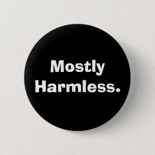 Badge Rond 5 Cm En grande partie bouton inoffensif