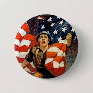 Badge Rond 5 Cm En Haut Pour Vous