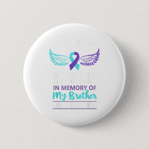 Badge Rond 5 Cm En Mémoire De La Prévention Du Suicide Frère