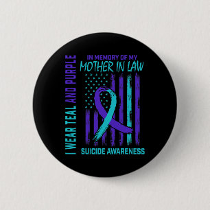 Badge Rond 5 Cm En Mémoire De Mère En Droit Sensibilisation Au Sui