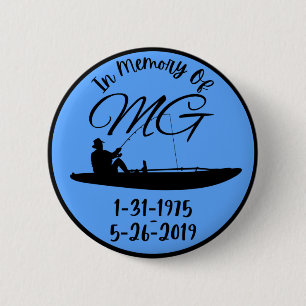 Badge Rond 5 Cm En Mémoire De MG