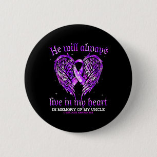 Badge Rond 5 Cm En Mémoire De Mon Oncle Overdose Sensibilisation A