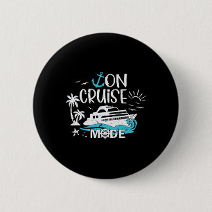 Badge Rond 5 Cm En mode croisière Vacances en famille Correspondan
