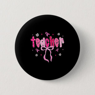 Badge Rond 5 Cm En Octobre Nous Portons Nk Ruban Rose Contre Le Ca