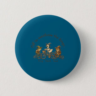 Badge Rond 5 Cm En renversant les rois grenouille canard crapaud d