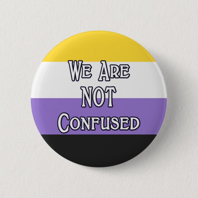 Badge Rond 5 Cm Enby We Are... (Devant)
