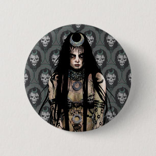 Badge Rond 5 Cm Enchanteresse du peloton de suicide