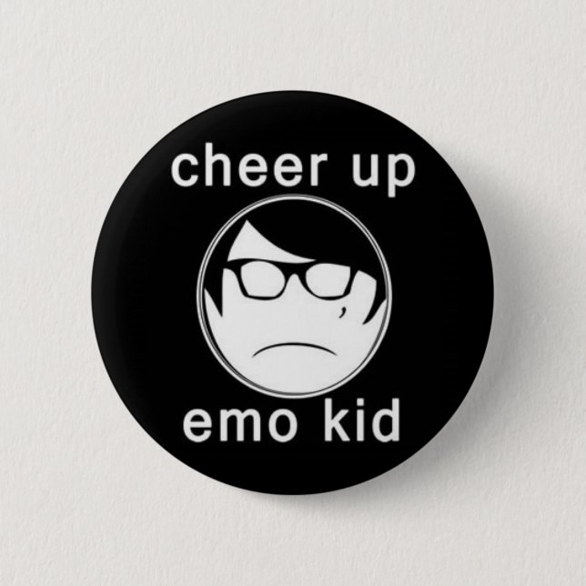 Badge Rond 5 Cm Encouragez l'enfant d'emo (Devant)