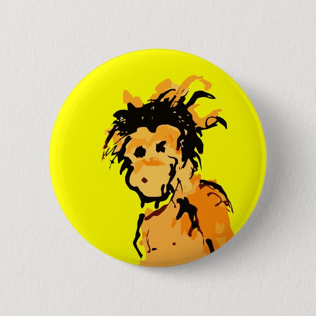 Badge Rond 5 Cm encre singe (Devant)