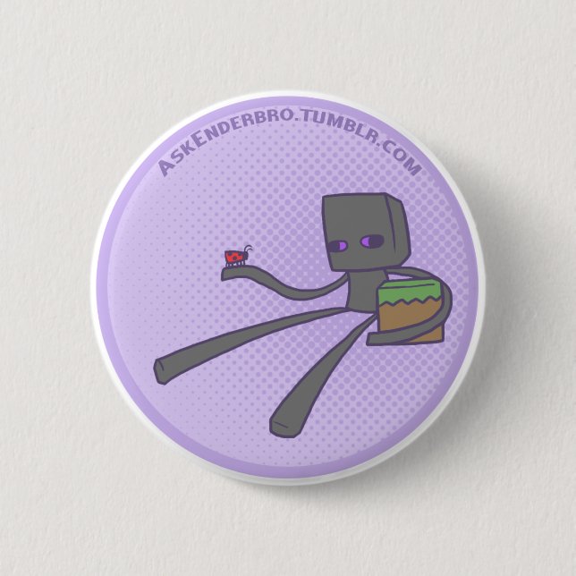 Badge Rond 5 Cm Enderbro, Gordon et bouton de Nelli (Devant)