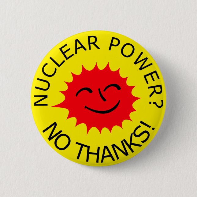 Badge Rond 5 Cm Énergie nucléaire (Devant)
