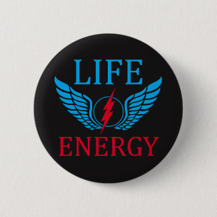 Badge Rond 5 Cm Énergie vitale