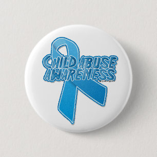 Badge Rond 5 Cm enfant-abus-conscience